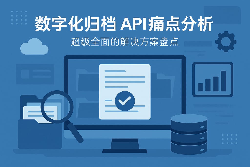 数字化归档 api痛点分析，收藏！超级全面的解决方案盘点